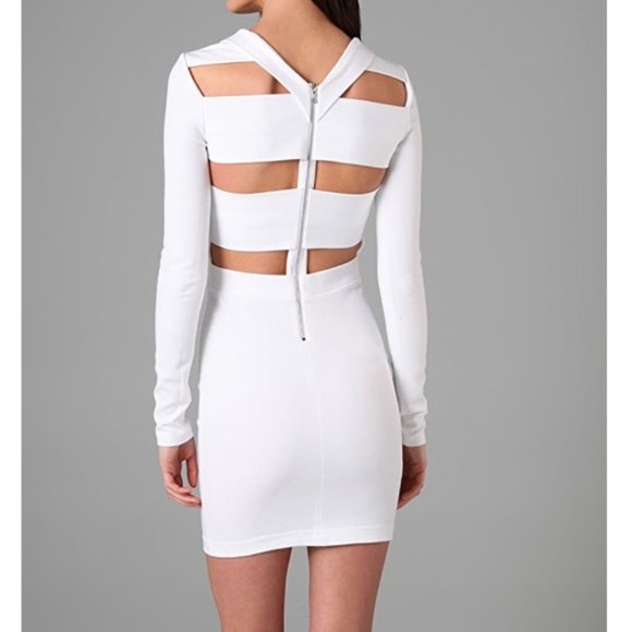 open back bandage dress